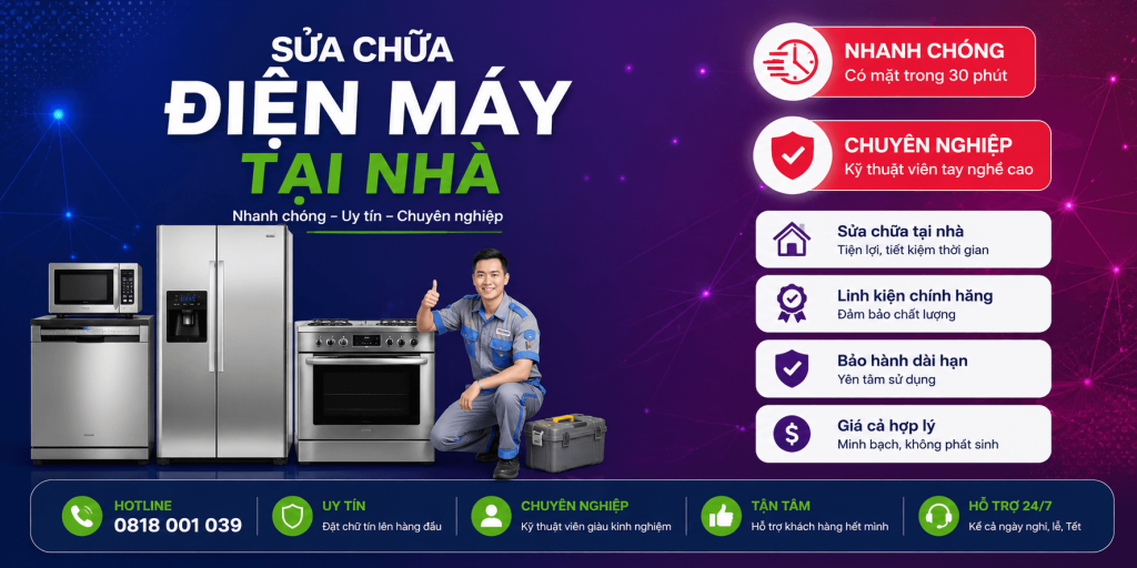 Sua Dien May Tai Nha Sam Service
